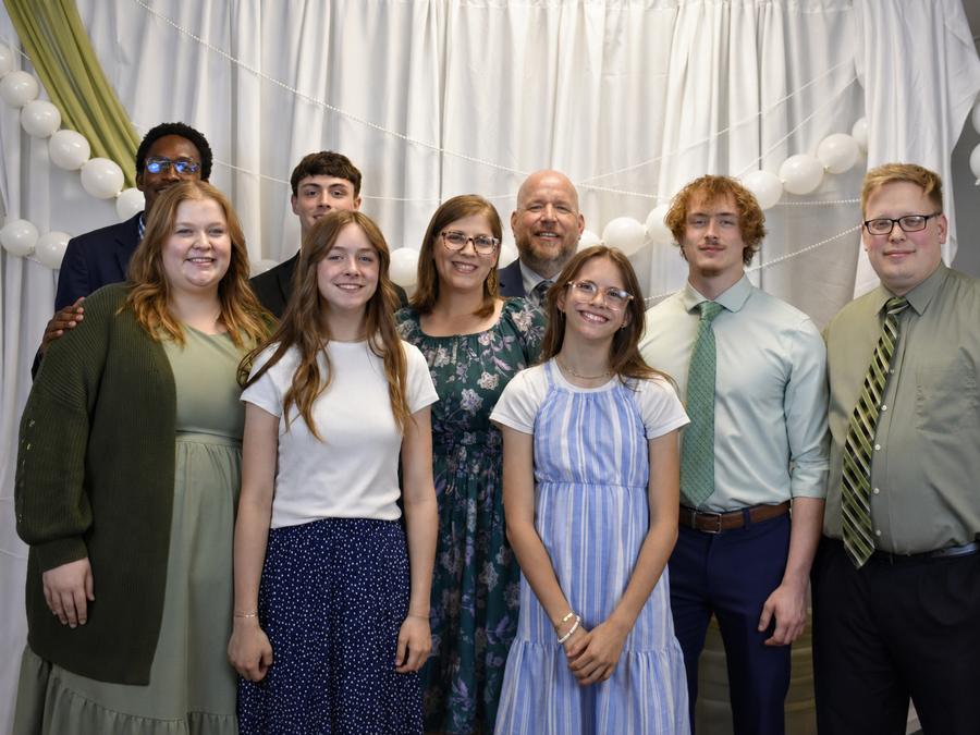 Pastor Mike Kleitz and his family